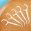 Polymer dental floss stick tooth cleaner portable 3