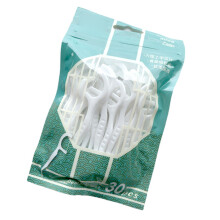 Polymer dental floss stick tooth cleaner portable