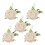 5PCS Wedding Boutonniere Pin Fixed Plastic 4