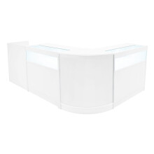 Luna LED Üzletpult Szett CM60, TB60 és 2 x B900 - Fehér
