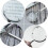 Handheld Magnifying Glass 8x Portable Paper Magnifier with Handle for Reading and Exploration - Silver Observation Tool 3