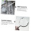 Handheld Magnifying Glass 8x Portable Paper Magnifier with Handle for Reading and Exploration - Silver Observation Tool 5