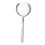 Handheld Magnifying Glass 8x Portable Paper Magnifier with Handle for Reading and Exploration - Silver Observation Tool 1
