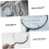Handheld Magnifying Glass 8x Portable Paper Magnifier with Handle for Reading and Exploration - Silver Observation Tool 2