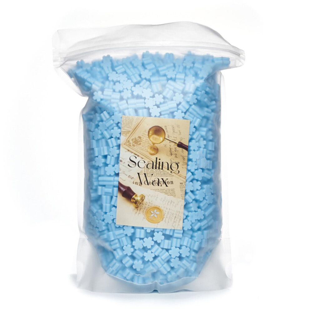 500g Flower-Shaped Sealing Wax Beads for Invitation and Holiday Cards, Compatible with Wax Seal Stamps-image-OPC-PK6YC5V-NEW