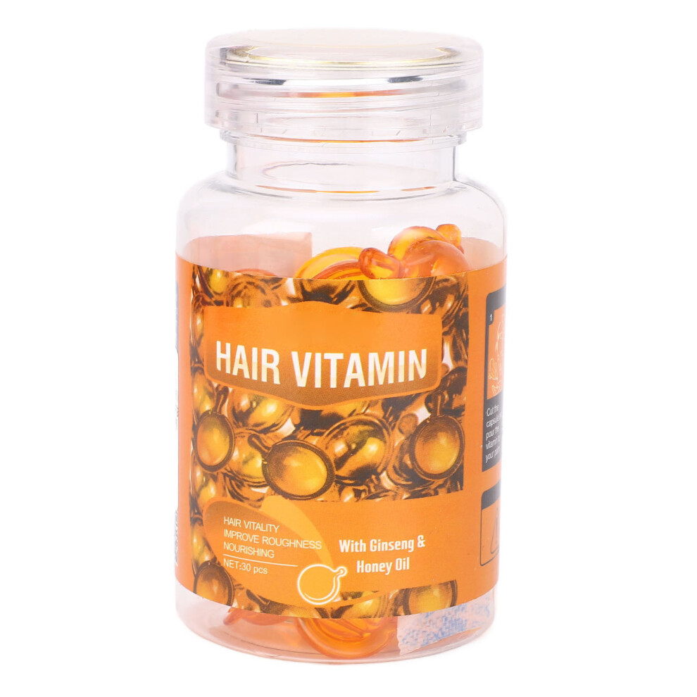 Orange 30 Capsules Hair Oil Capsule Gentle Nourishing And