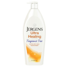 Jergens Ultra Healing Dry Skin Lotion Hand- och kroppsfuktighetskrm fr snabb absorption i extra torr hud med Hydralucence Blend Vitamin C E och