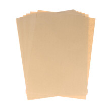 100 Sheets Kraft Paper Vintage Writing Paper Blank for DIY Calligraphy and Creative Projects, A4 Size, Brown Color