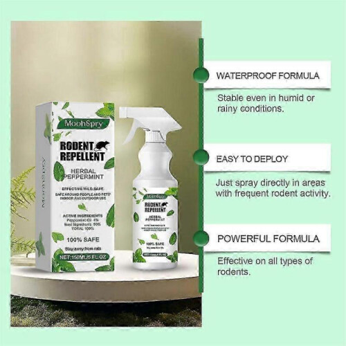 (3pcs) Rat & Mouse Repellent Spray - 250ml Fast Acting Safe Around Petsp 2