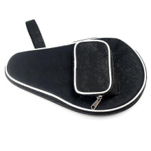 (Black) 2023 New Professional Table Tennis Racket Case with Oxford Cover and Ball Holder