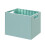 Book Storage Box with Under-Table Roller, Large Capacity Fabric Organizer Basket for Office and Home Use 1