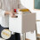 Book Storage Box with Under-Table Roller, Large Capacity Fabric Organizer Basket for Office and Home Use 2