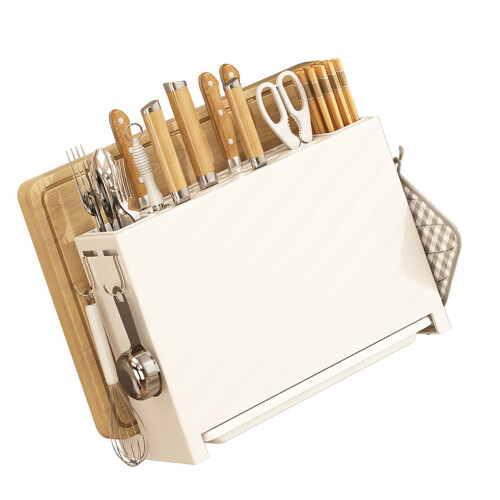 Kitchen Knife Drying Holder Integrated Chopsticks 2