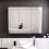 NES Home Nes Home 900mm LED 2 Doors White Bathroom Mirror Cabinet Battery Powered 4