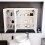NES Home Nes Home 900mm LED 2 Doors White Bathroom Mirror Cabinet Battery Powered 5