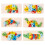 6Pcs Wooden Animal Matching 3D Puzzle Educational 8