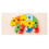 6Pcs Wooden Animal Matching 3D Puzzle Educational 9