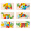 6Pcs Wooden Animal Matching 3D Puzzle Educational 7