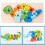 6Pcs Wooden Animal Matching 3D Puzzle Educational 14