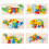 6Pcs Wooden Animal Matching 3D Puzzle Educational 4