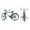 1:10 Alloy Bicycle Model Vintage Miniature 13