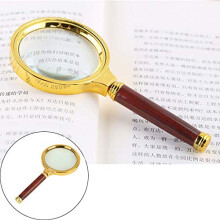 10x Handheld Magnifying Glass 60mm/70mm/80mm/90mm Portable Loupe for Jewelry, Reading, and Newspapers - Color: A