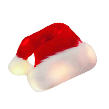 Christmas Hat Kids Red Santa Hat for Family Christmas Parties, Warm Festive Costume for Babies and Adults, One Size Fits All