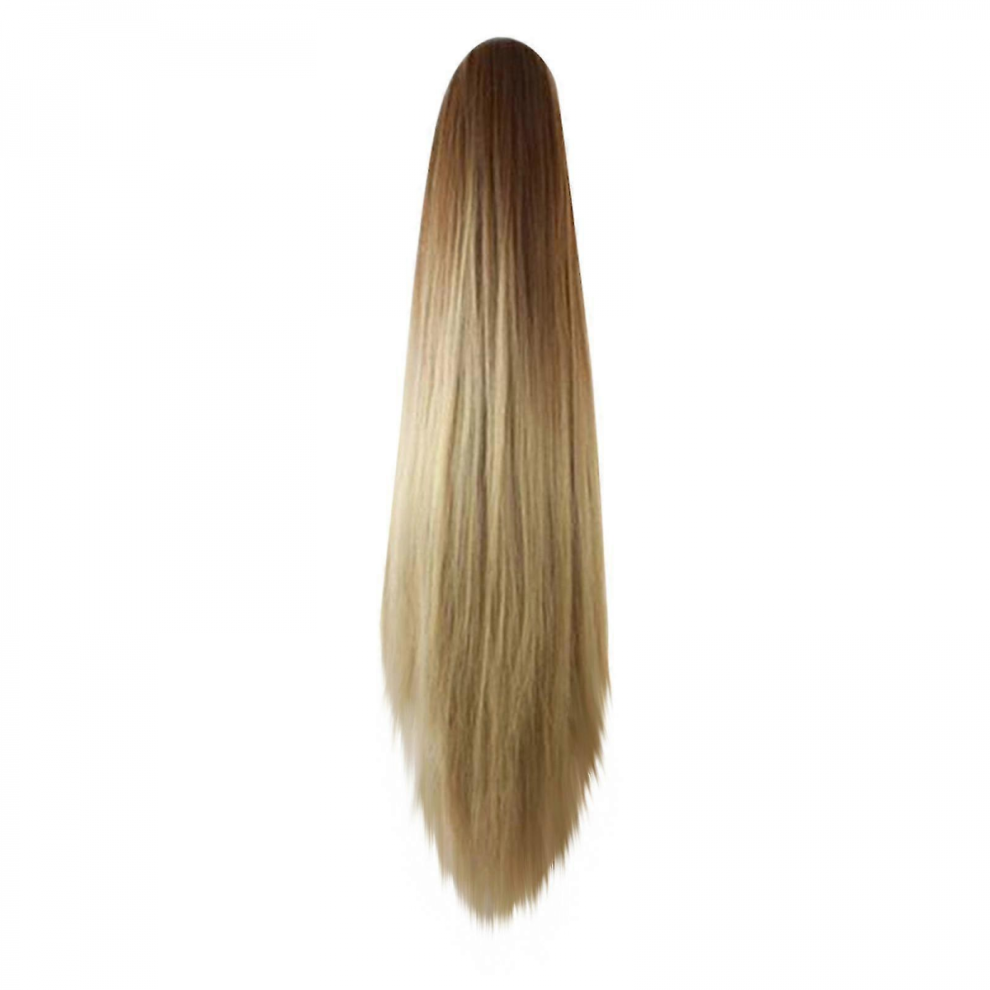 Unisex Women Fashion Claw Clip Long Straight Ponytail Hair Extensions Wig Hairpiece