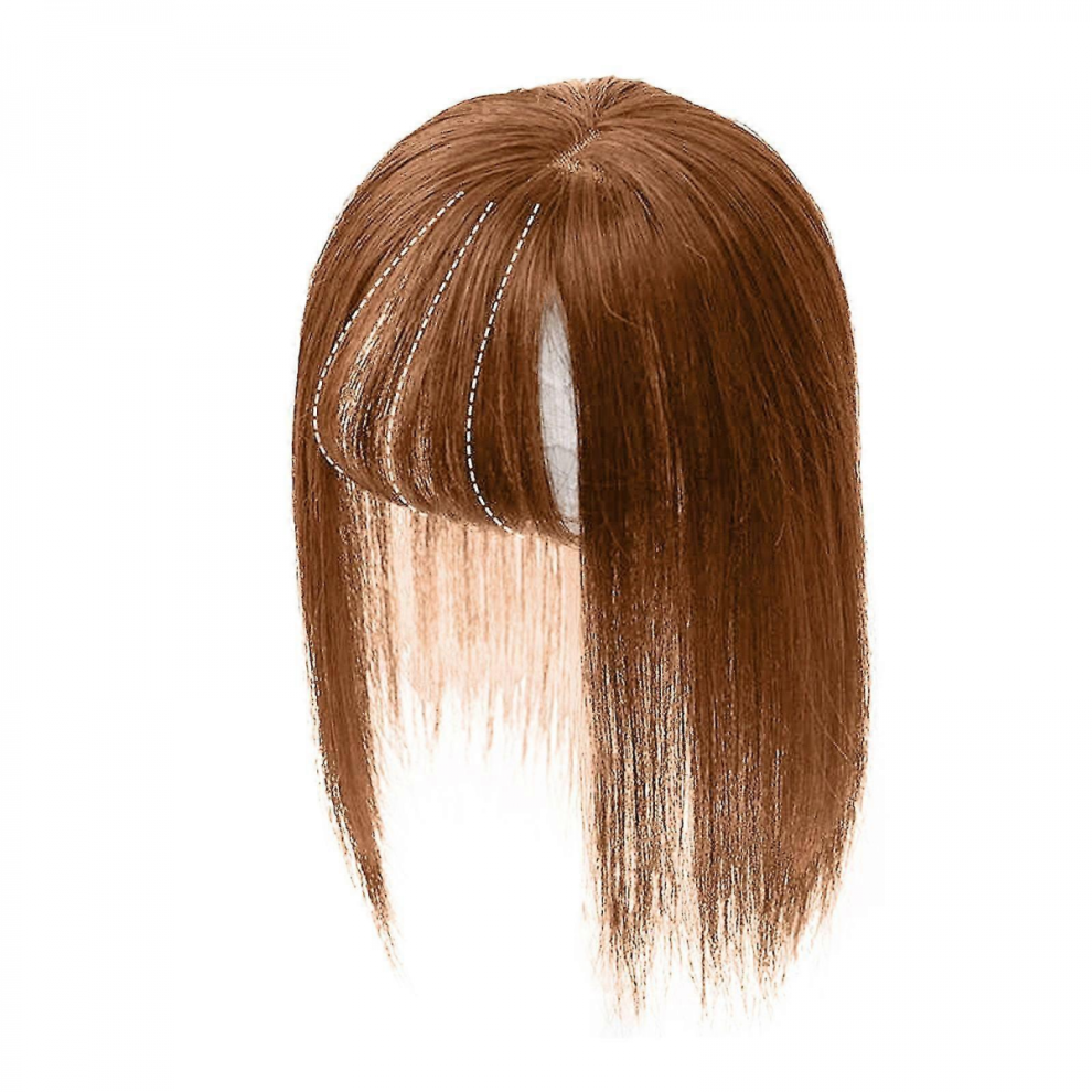 Women's Fashion Natural Breathable Invisible Seamless Wig Hair Block Wig 35cm