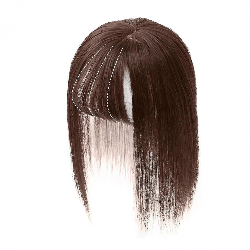 Women's Fashion Natural Breathable Invisible Seamless Wig Hair Block Wig 35cm