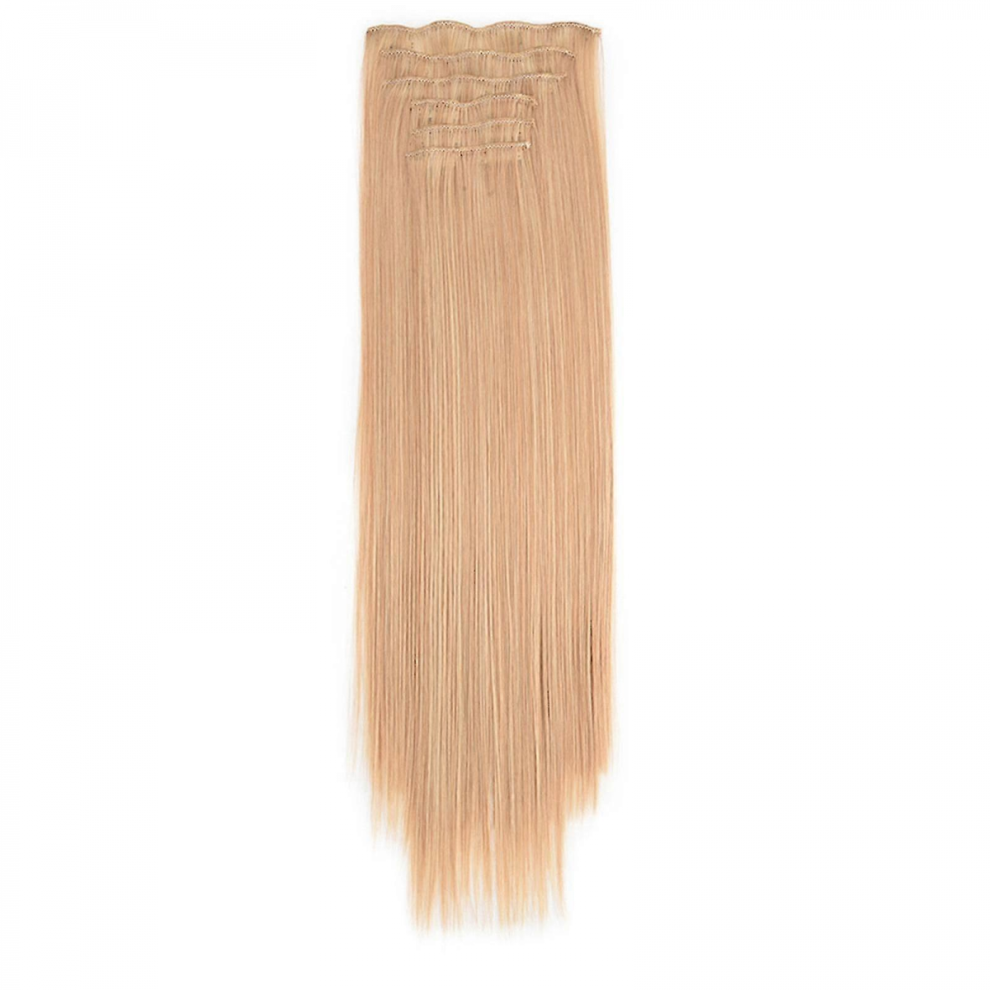 Unisex Fashion Hair Long Clip In Hair Extensions Full Head Straight Wig