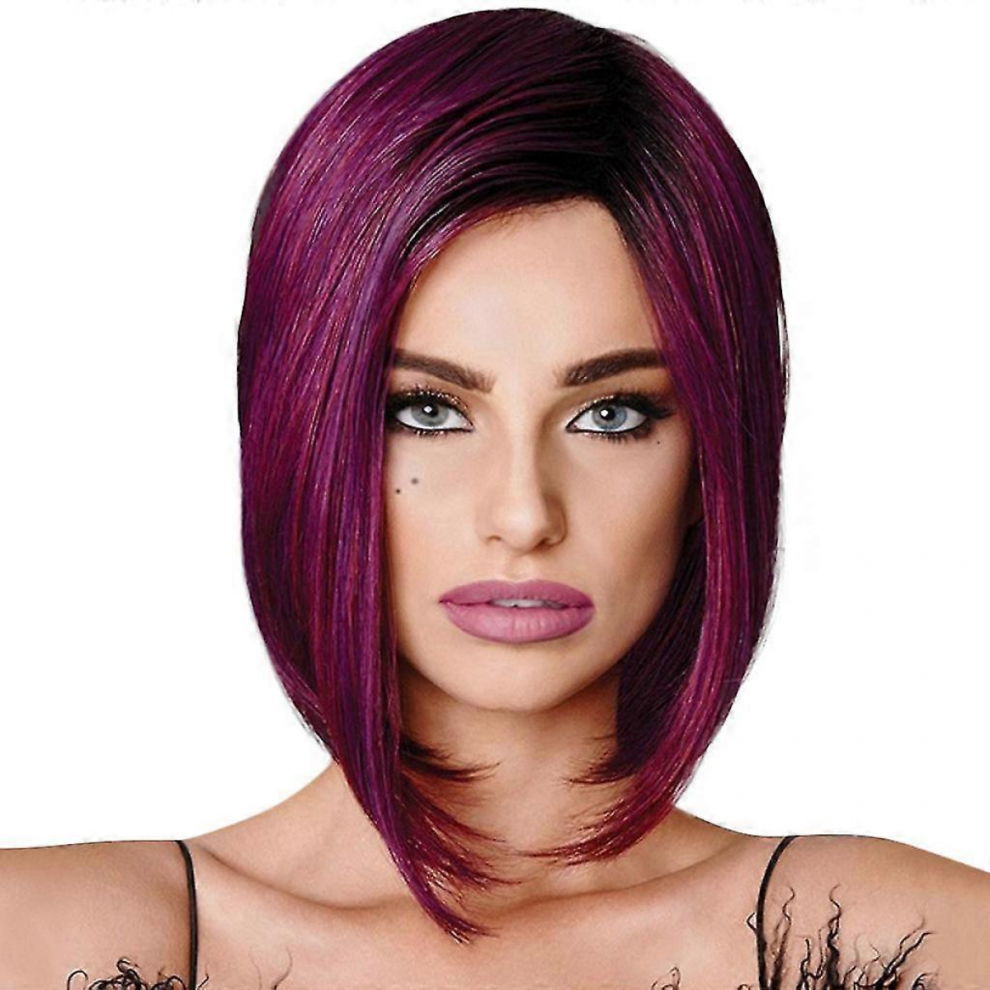 Unisex Black Brazilian Virgin Charming Wig Hair Full Short Bob Wigs For Fashion Women