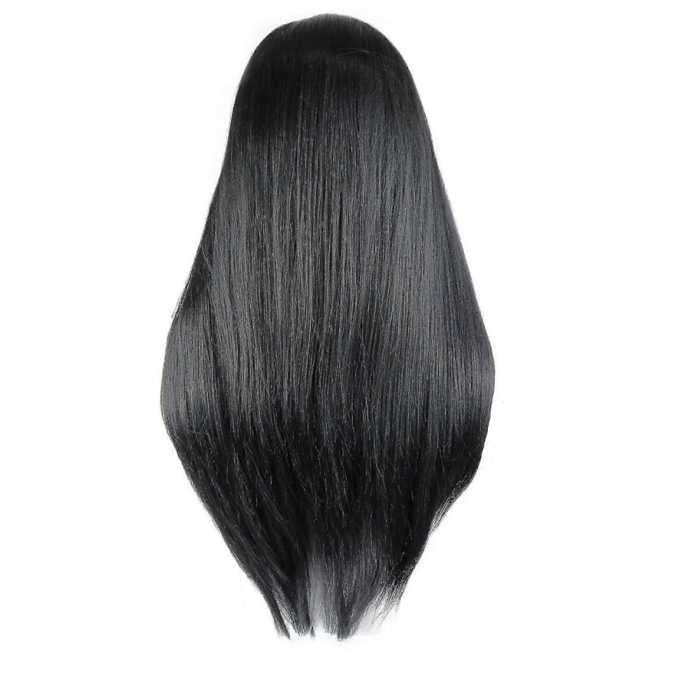 Unisex Wig Female Partial Simulation Headgear Corn Beard Long Straight Hair