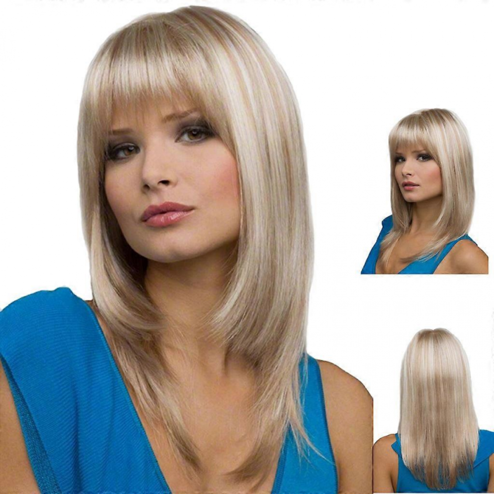 Wigs For Women Fashion Women'S Sexy Full Bangs Wig Short Wig Straight Wig Styling Cool Wig Wigs