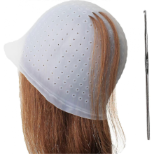 Silicone Highlighting Cap, Highlighting Cap And Hook, Hair Dye Cap, Hair Frosting Cap, Highlighting Frosting Cap