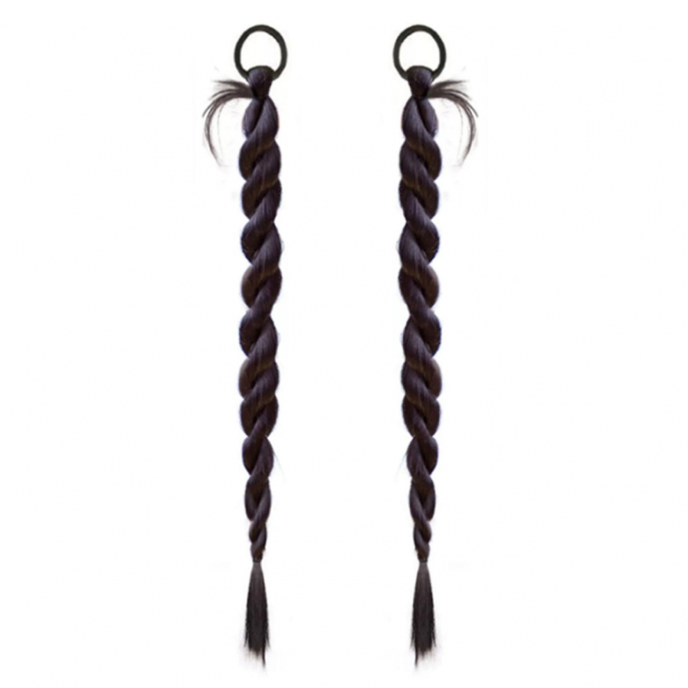 Unisex Women Fake Hair Boxing Braid Braids Hair Extension Synthetic Tail Wigs For Women Cosplay Dress Up
