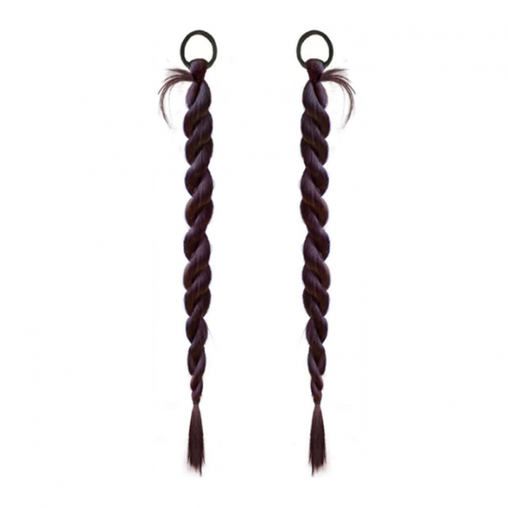 Unisex Women Fake Hair Boxing Braid Braids Hair Extension Synthetic Tail Wigs For Women Cosplay Dress Up