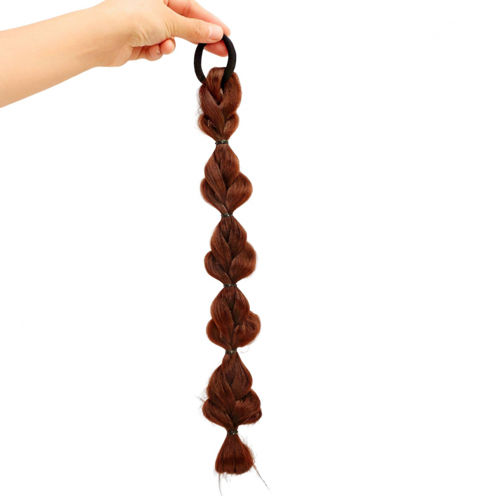 Unisex Light Wig Twist Braids Lantern Braids Woman Fashion Bubble Twist Wigs Female Ponytail Lantern Bubble Braid Wig