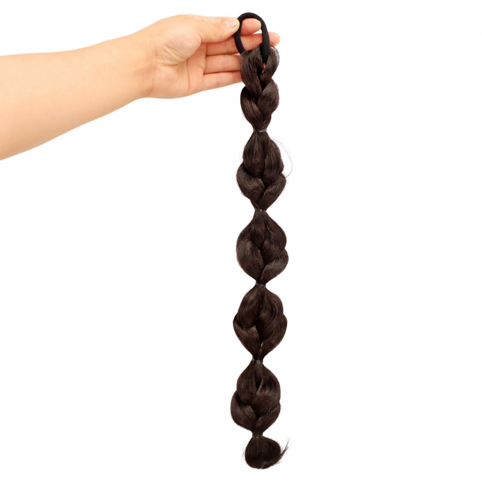 Unisex Light Wig Twist Braids Lantern Braids Woman Fashion Bubble Twist Wigs Female Ponytail Lantern Bubble Braid Wig