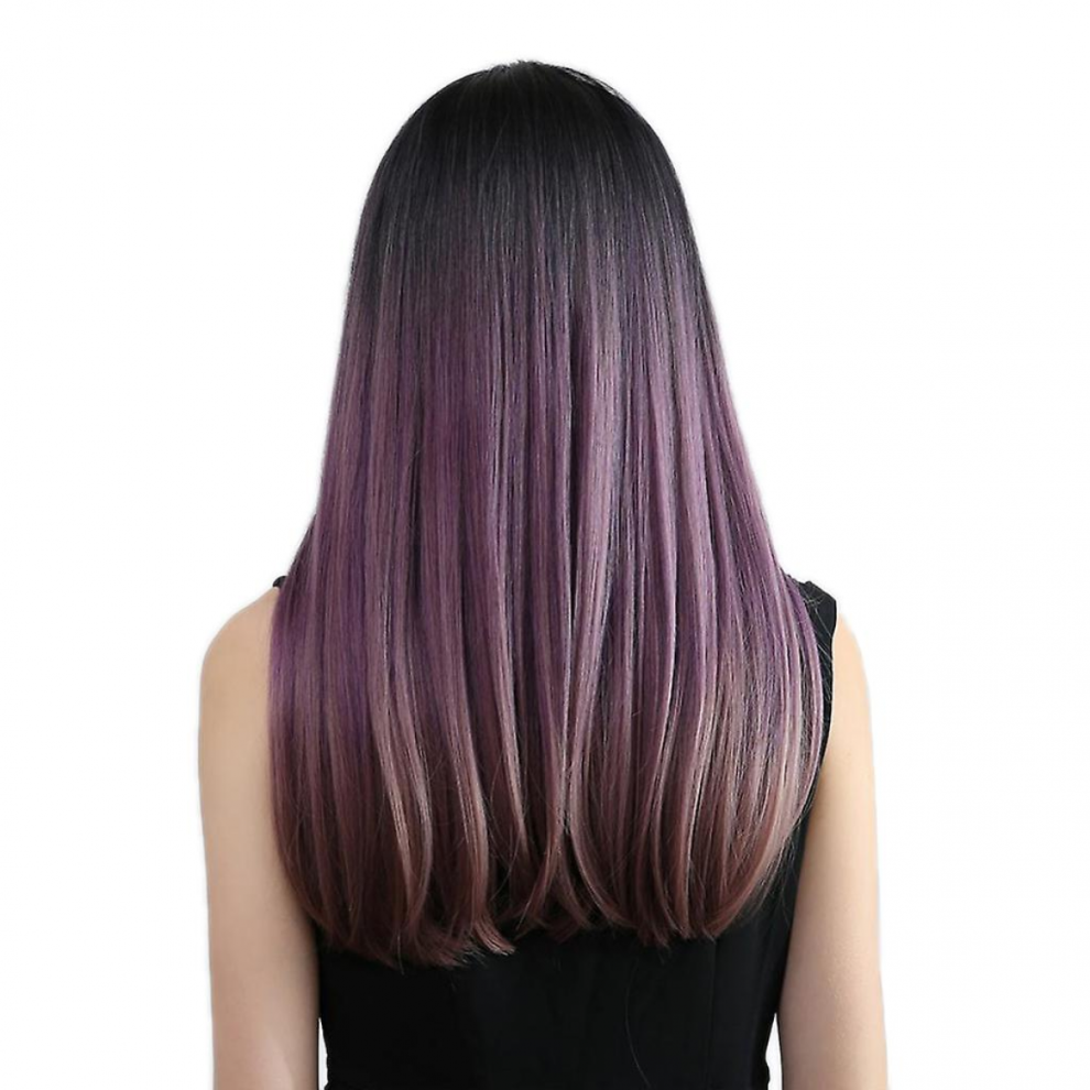 Unisex 24' Women Long Straight Synthetic Heat Resistant Wigs For Cosplay Party