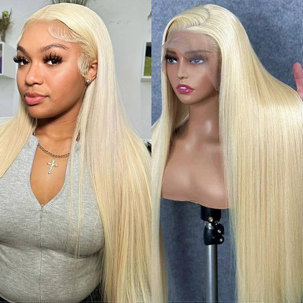 SBSGV 613 Lace Front Wig Human Hair 30 Inch Blonde Wig Human Hair 613 13x4 Lace Front Wig Human Hair 180 Density Blonde Lace Front Wigs Human Hair Pre