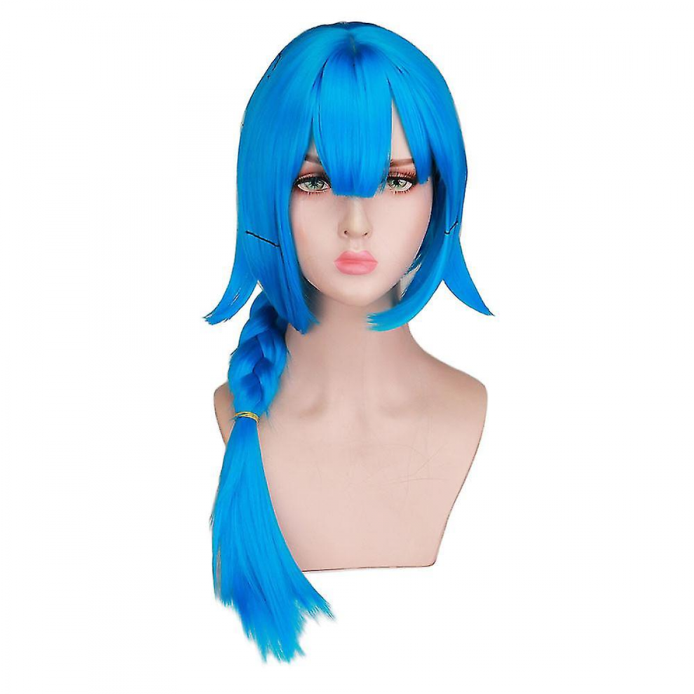 Unisex Pink Wigs Lol League Of Legends Runaway Lolita Jinx/Jinx Cos/Jinx Cos Wig (Jinx Cos Childhood 1)