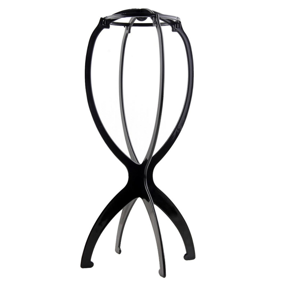 Unisex Portable Wig Stand Holder Durable Plastic Folding Wig Bracket Display Tool