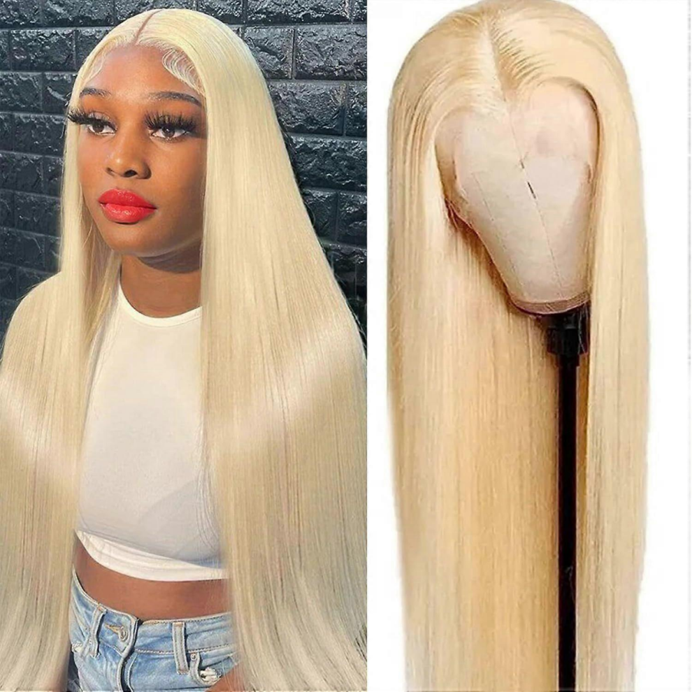 SBSGV 613 Lace Front Wig Human Hair 30 Inch Blonde Wig Human Hair 613 13x4 Lace Front Wig Human Hair 180 Density Blonde Lace Front Wigs Human Hair Pre