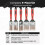 5pc Fine Paint Brush Set Soft Synthetic Bristles Painting Decorating 7