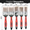 5pc Fine Paint Brush Set Soft Synthetic Bristles Painting Decorating 9