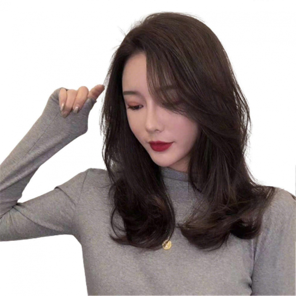 Wave Side Bang Clip In Bangs Real Human Hair Wave Fringe Hair Extensions For Thinning Hair Invisible Hairpin Add Women-Good