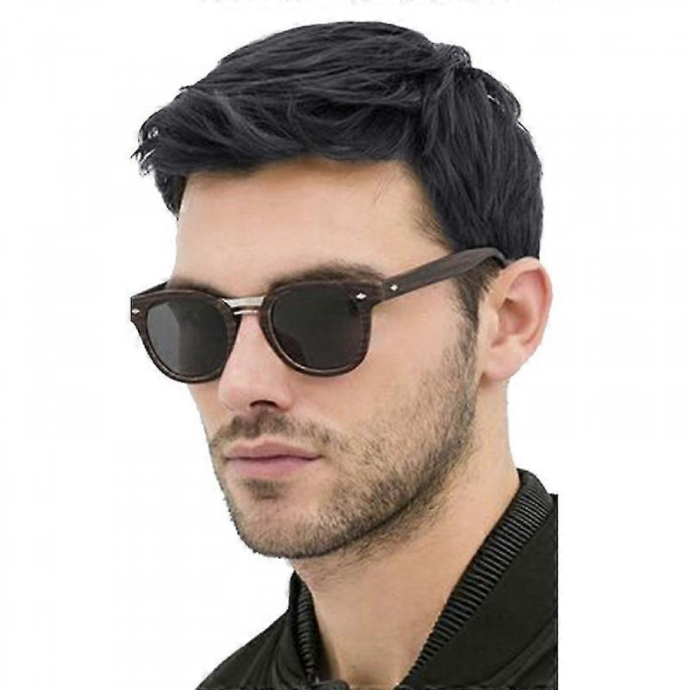 Mens Handsome Black Short Straight Wigs Natural Hair Casual Daily Full Wig