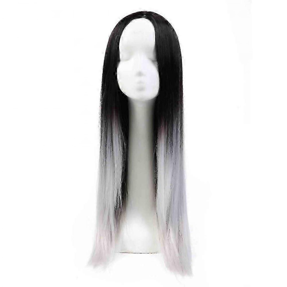 Unisex 2025 Gradient Ramp Cap Two Colors Synthetic Wig