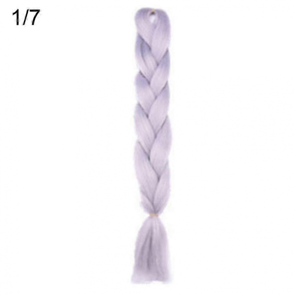 Ombre Color Synthetic Kanekalon Women's Large Crochet Braiding Hair Extensions